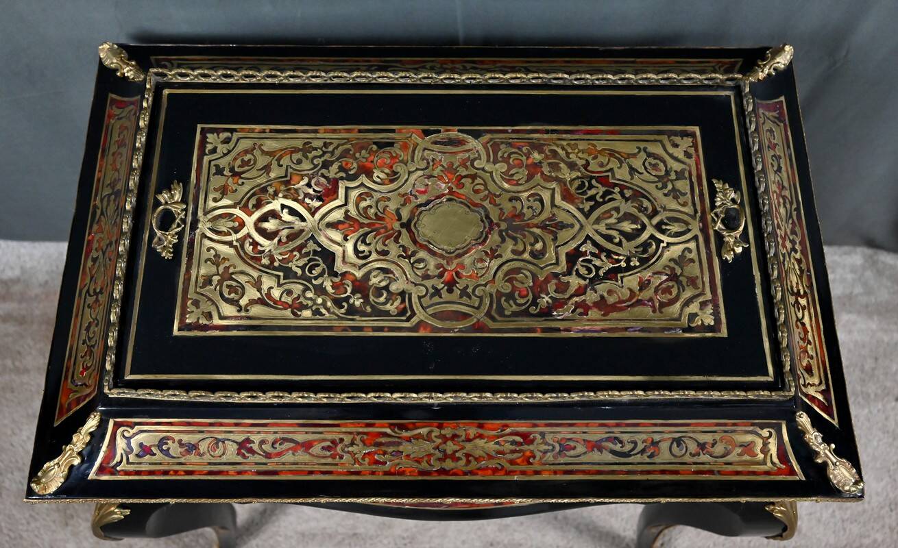 Boulle Marquetry Jardinière, Napoleon III period – Mid 19th century