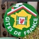 Former enamelled plate Gites de France double face