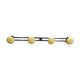 Door coat yellow balls