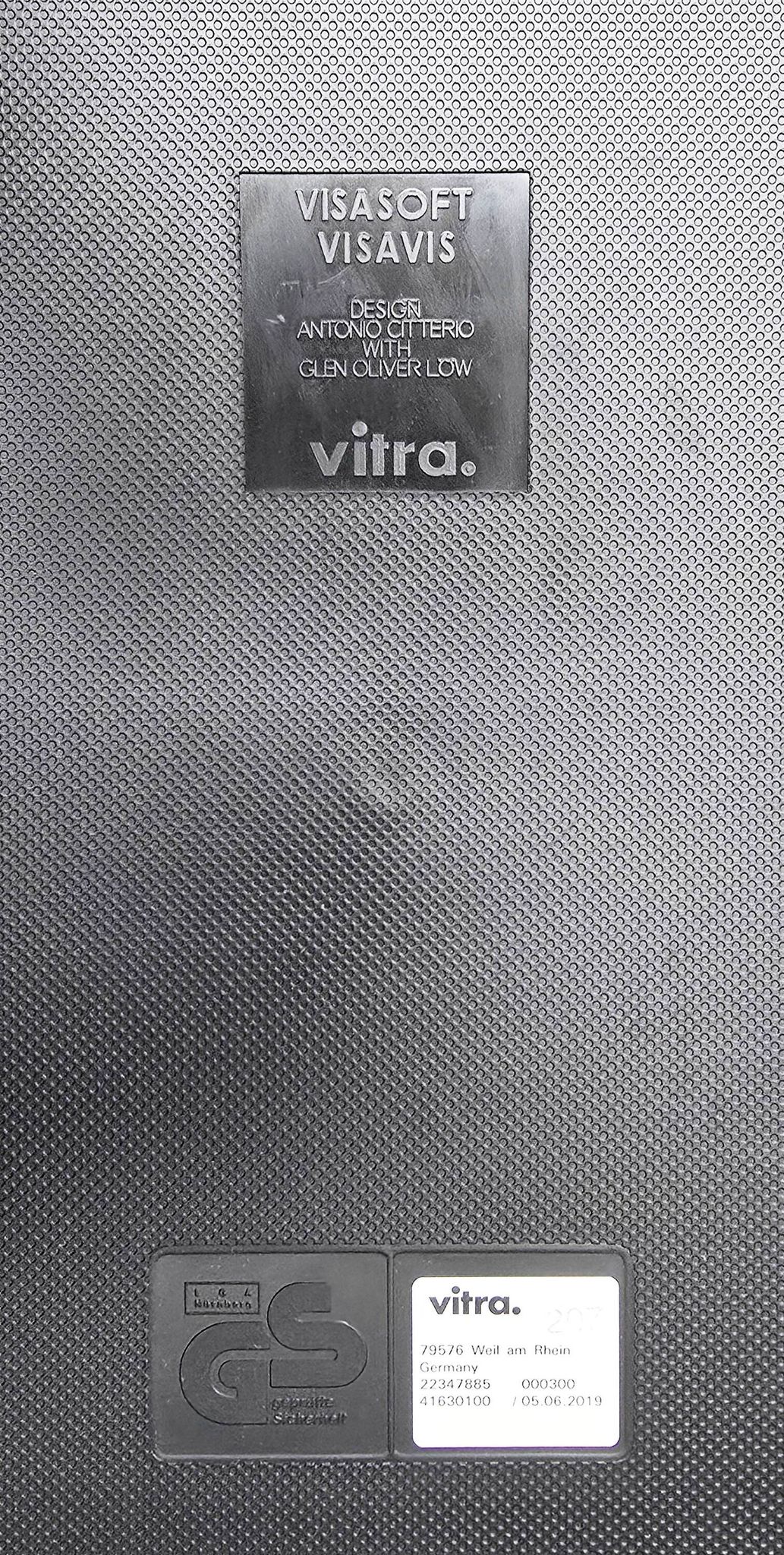 Paire de fauteuils de bureau Visasoft, Vitra