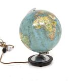 Illuminated globe, Columbus DUO Jordglob, Sweden, 1950