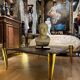 Brutalist coffee table by Jean Jacques Argueyrolles from the 1970s.