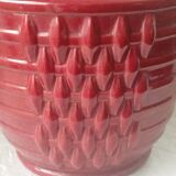 Tiled pot cover of St-Clement 1950s vintage