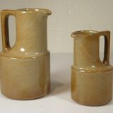 TWO STONEWARE jugs from Brenne