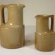 TWO STONEWARE jugs from Brenne