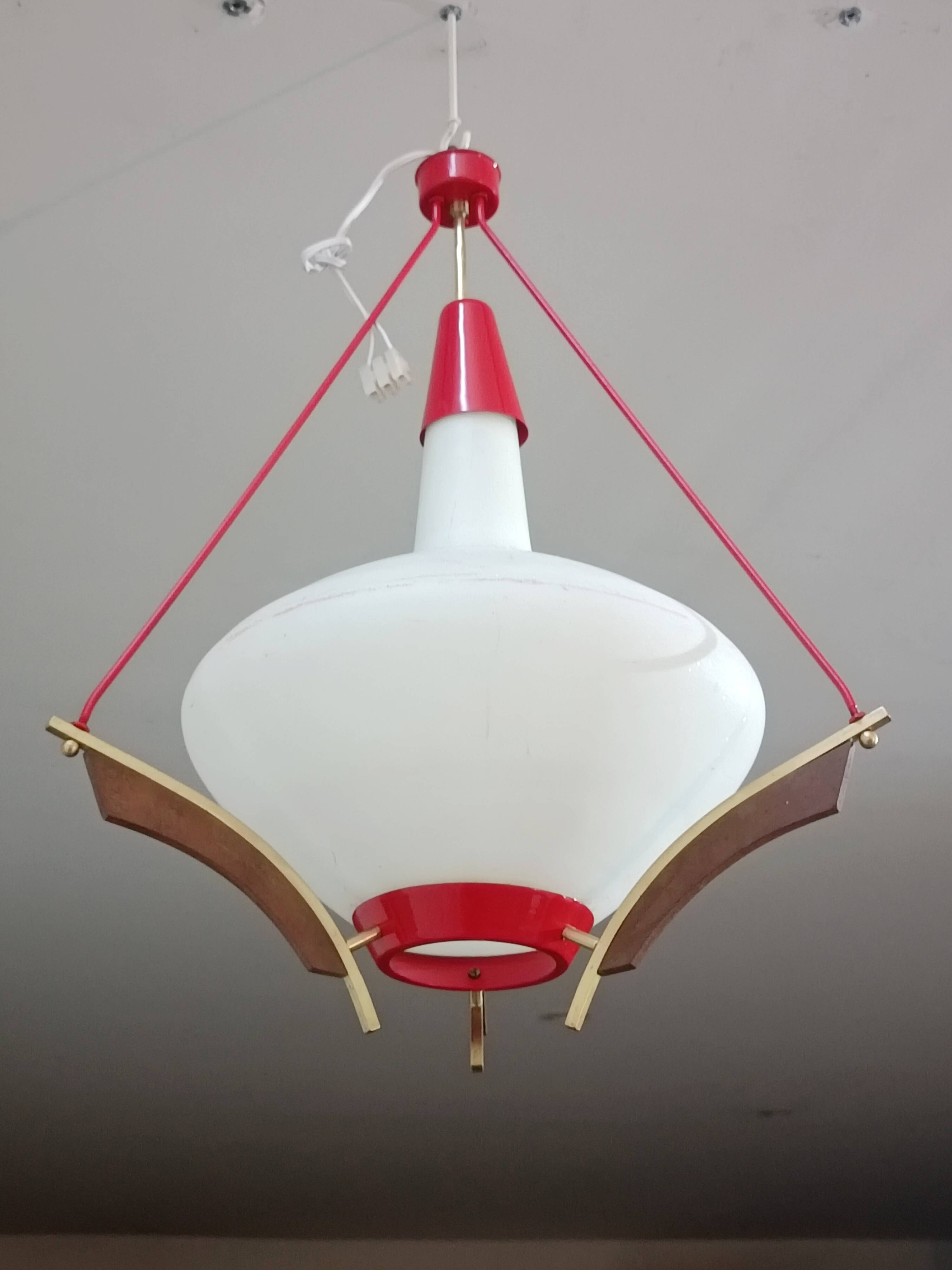 Lampe Suspendue Scandinave 1960s