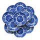 11 assiettes anglaises signées Enoch Wedgwood "Avon Cottage"
