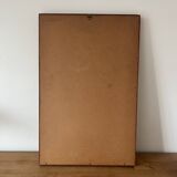 Vintage Danish teak mirror