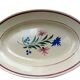 Oval plate k & g lunéville france