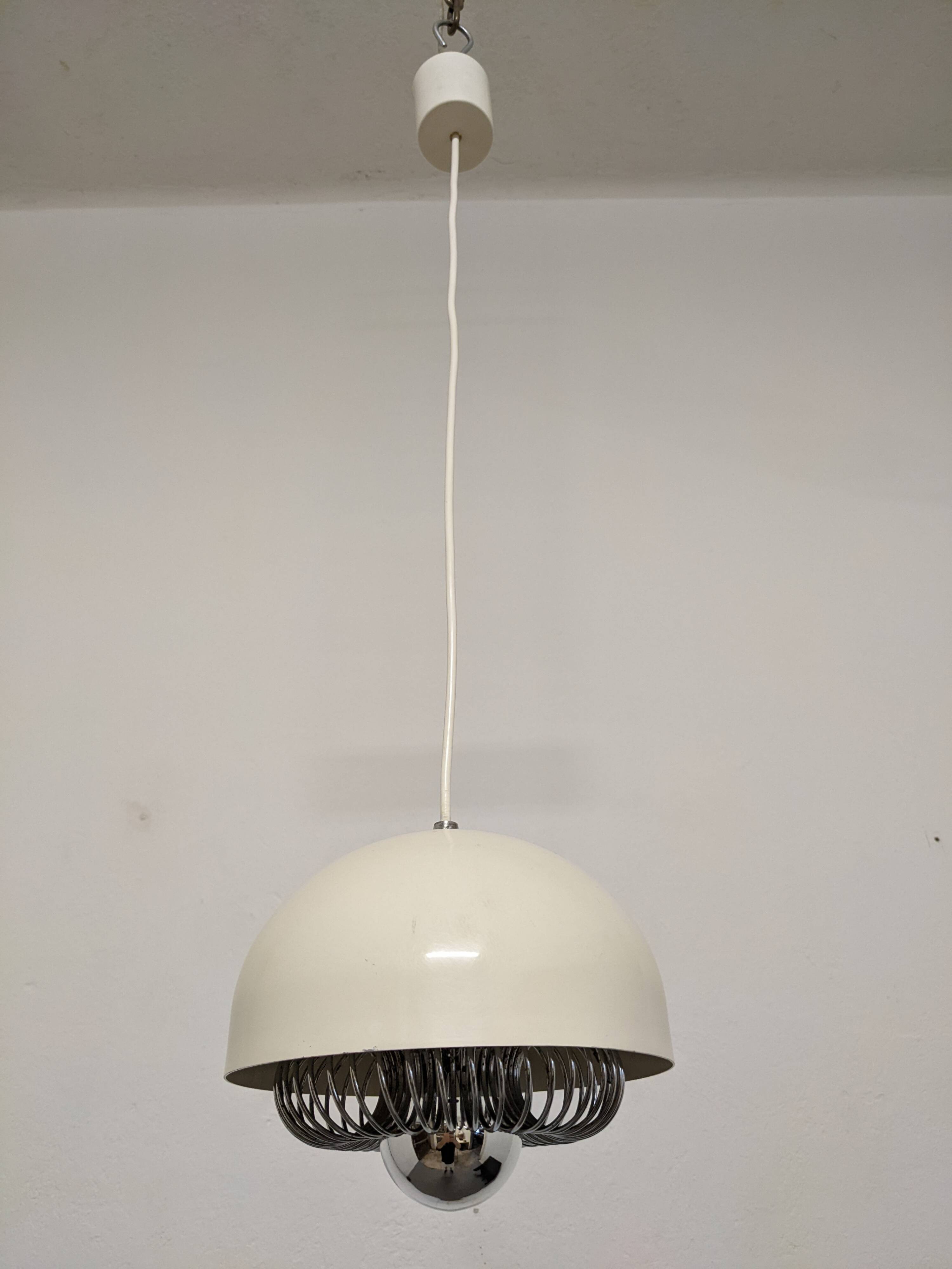 Space Age pendant lamp by Andrea Lazzari for Morozini of the 60s/70s