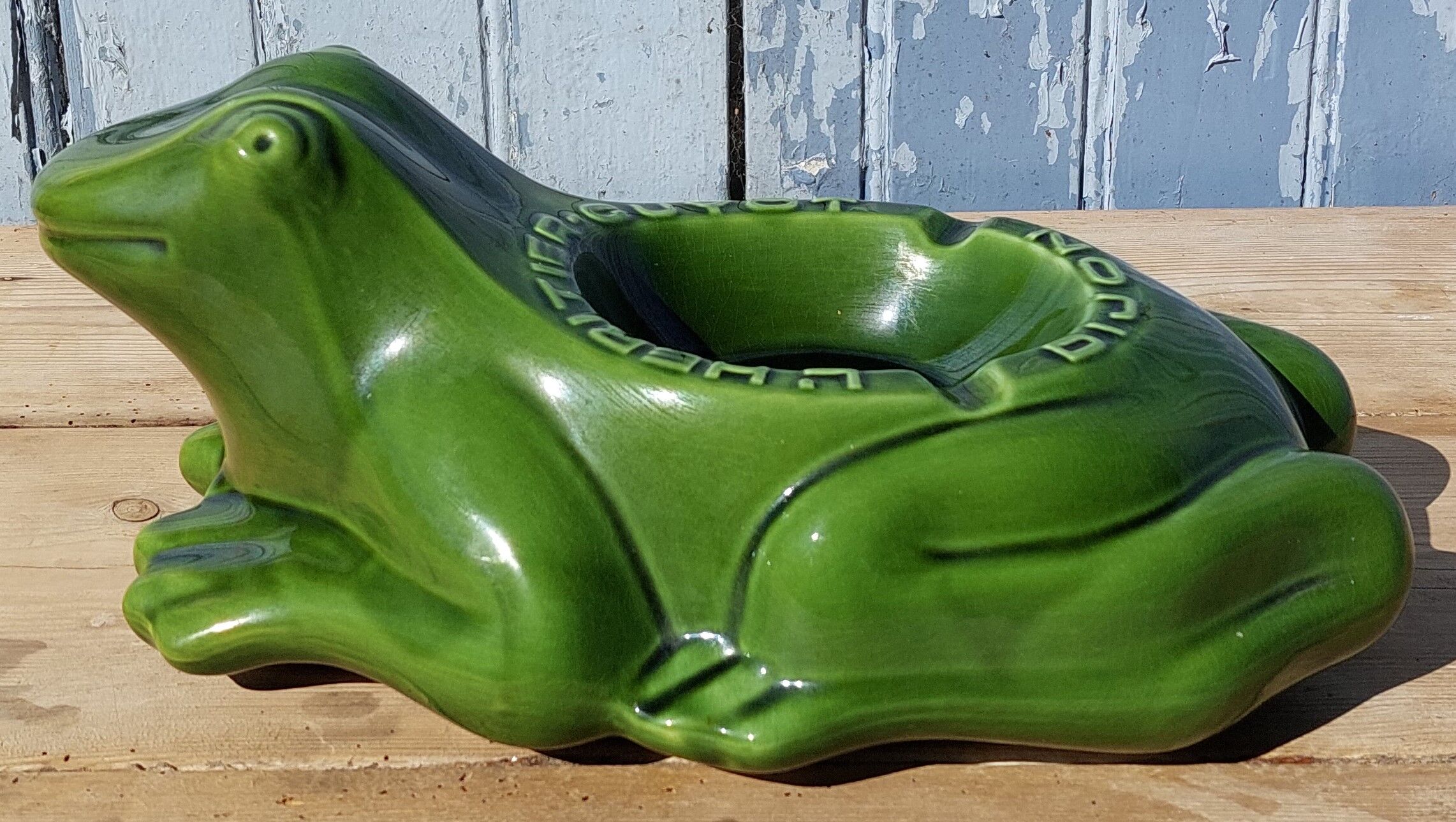 Advertising frog ashtray The heir - Guyot Dijon