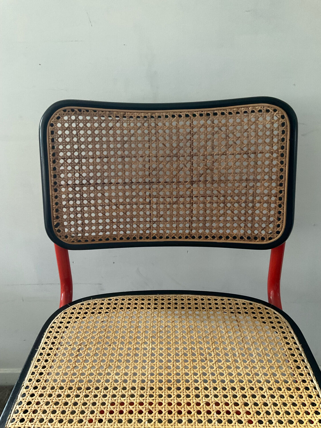 Vintage Cesca B32 chair in the style of Marcel Breuer