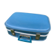 Blue vintage mini suitcase