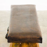 Gymnastics bench leather