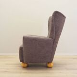 Grey armchair, Scandinavian design, production: Denmark