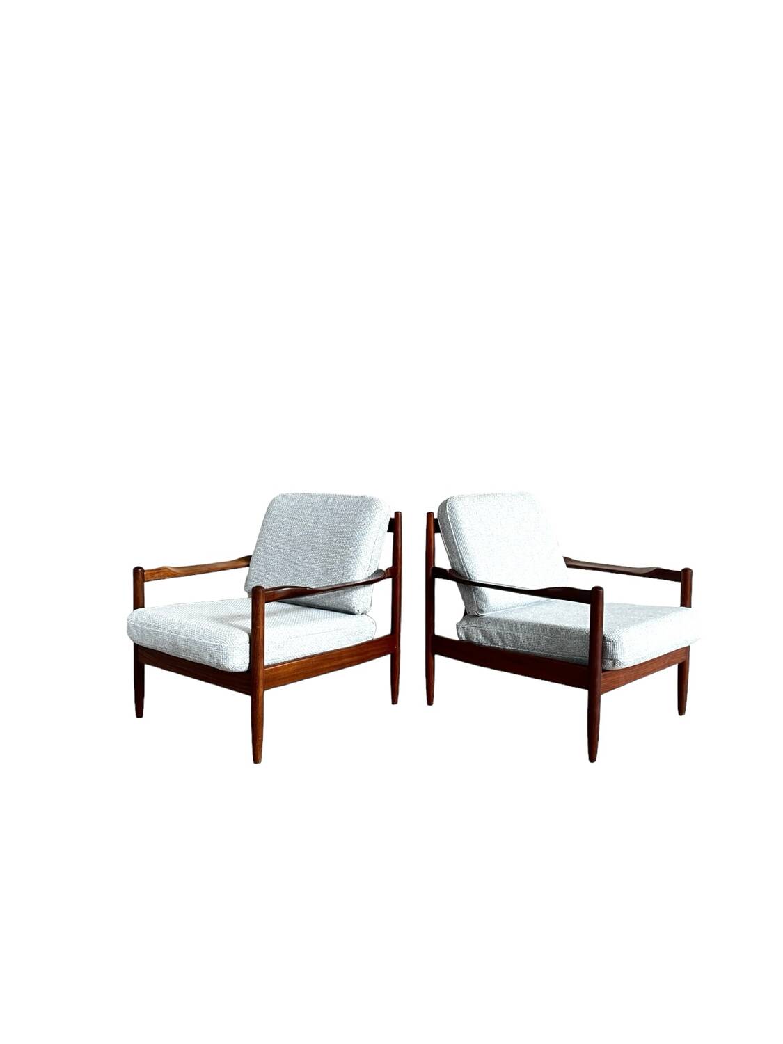 Zwei Teakholz Sessel