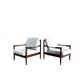 Chaise Zwei Teakholz