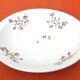 1900s Deep plate White porcelain with floral decoration