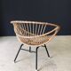 Mid-Century Modern Bamboo Lounge Chair, France, 1950s