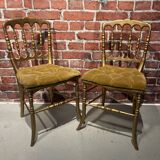 Paire de chaises de style empire