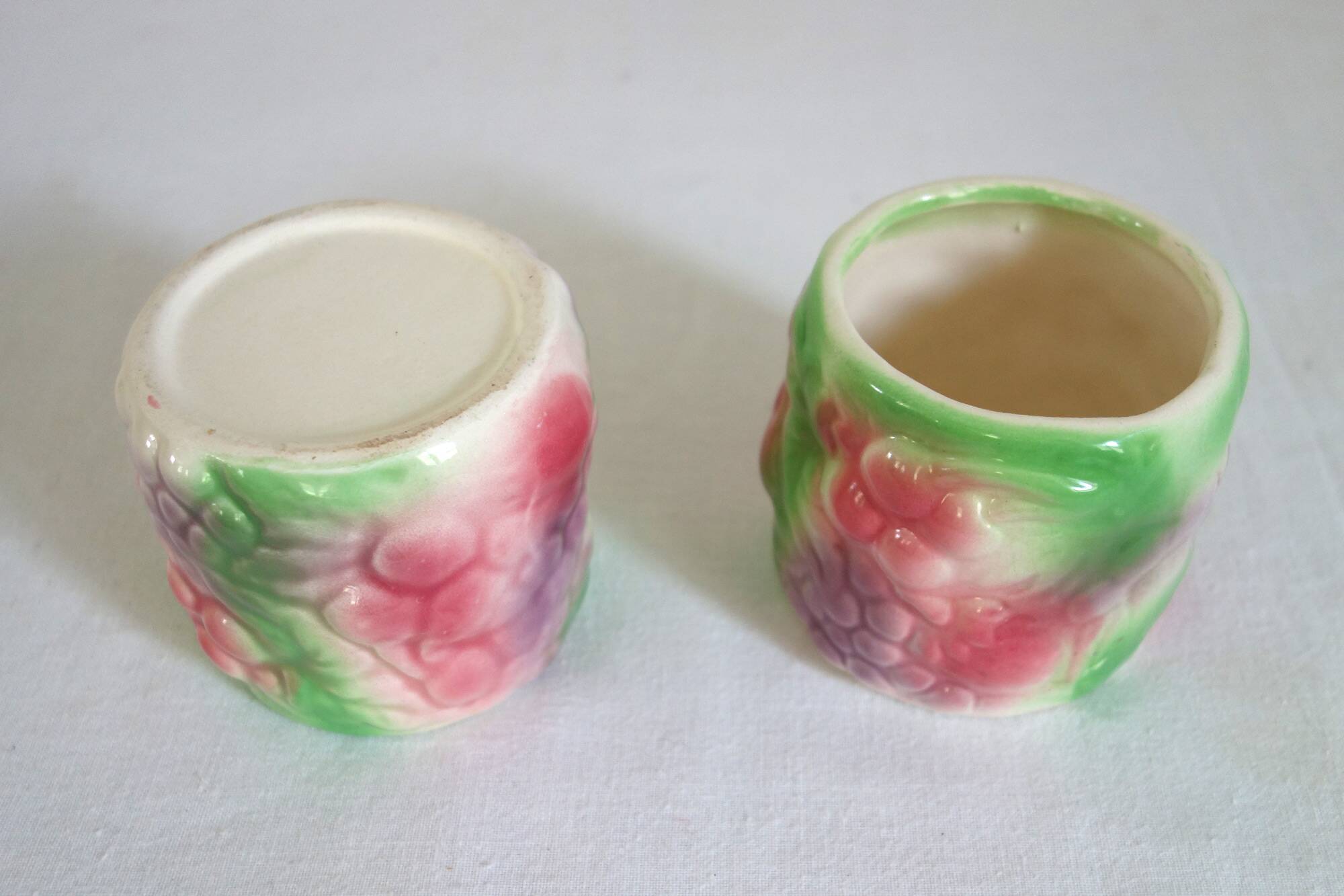 Barbotine Vintage Fruit Tea Set for 6 People