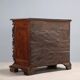 Commode baroque ancienne en noyer et peuplier XVIIIe siècle