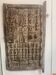 Old carved African door in solid wood – ethnic decoration – pi