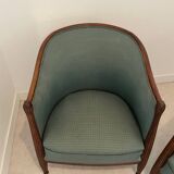 Pair of Art Deco armchairs - refurbished