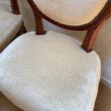 Series of 4 medallion chairs