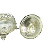 Bonbonniere, Art Nouveau, silver-plated brass, Germany, early 20th century