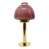 Scandinavian candle holder Hans-Agne Jakobsson Claudia purple L102/32 1960