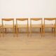 6 x dining chair | Bramin | H.W. Klein | Soaped oak | Restored