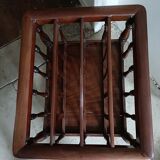 Magazine rack, mahogany vinyl rack, 19th century