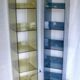 Pair of shelves in plexiglas 1980s