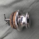 Old silver metal shaker