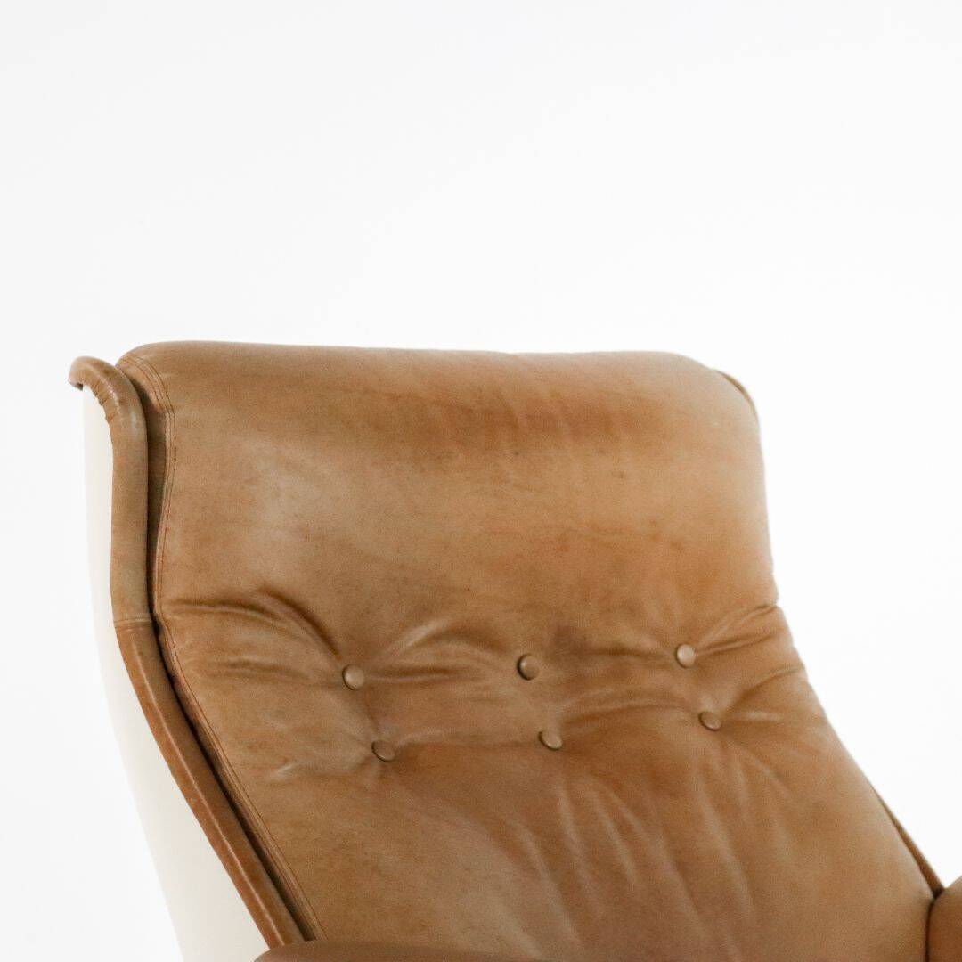 Fauteuil & Tabouret Orchidée par Michel Cadestin pour Airborne France