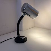 Chrome table lamp Hillebrand Space Age vintage retro