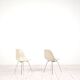 Ensemble de 4 chaises Eames en fibre de verre avec base en H pour Fehlbaum par Herman Miller