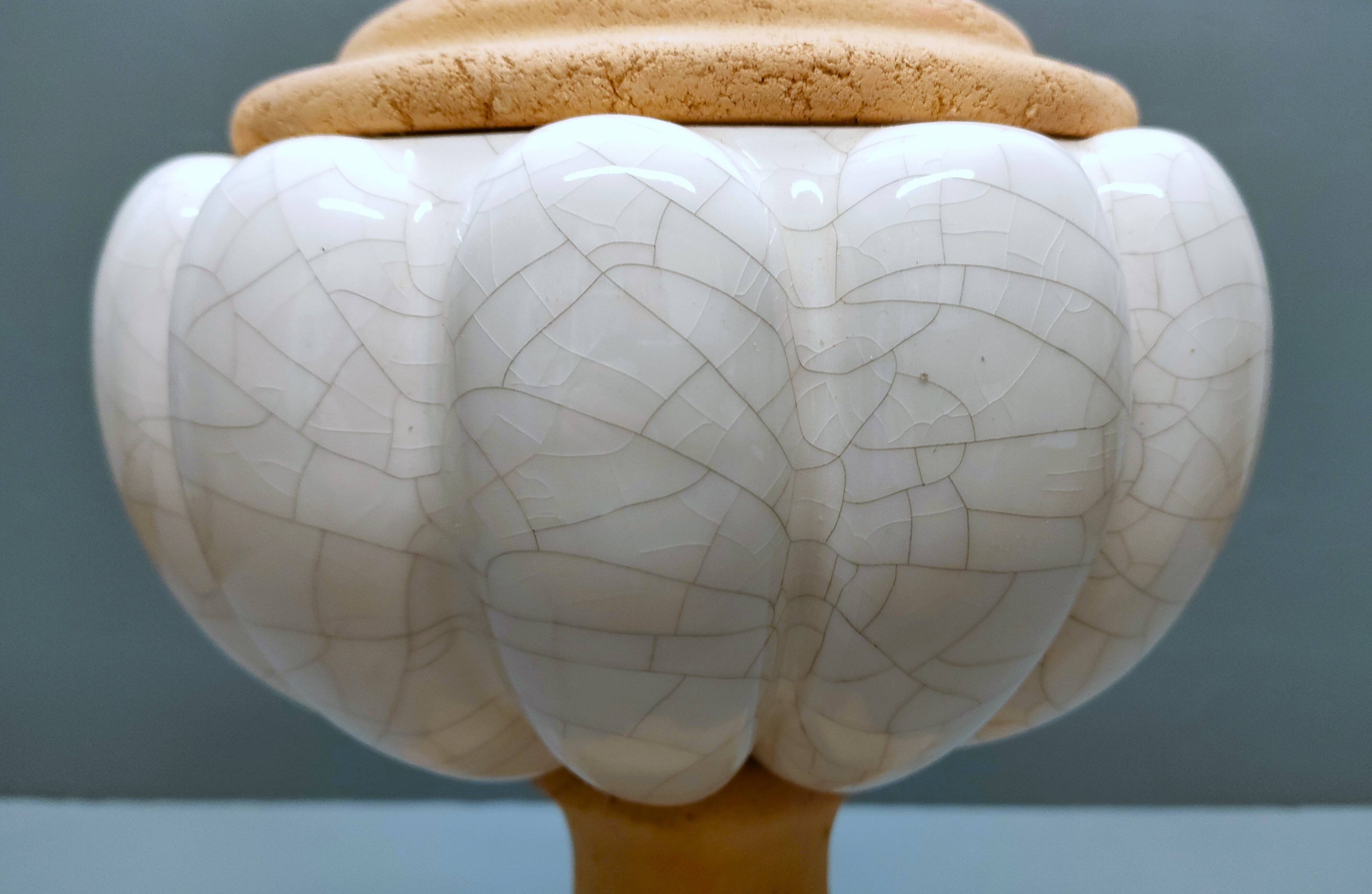 Sonia Ingegerd Anderson - Lampe antique - Céramique craquelée, Terracotta