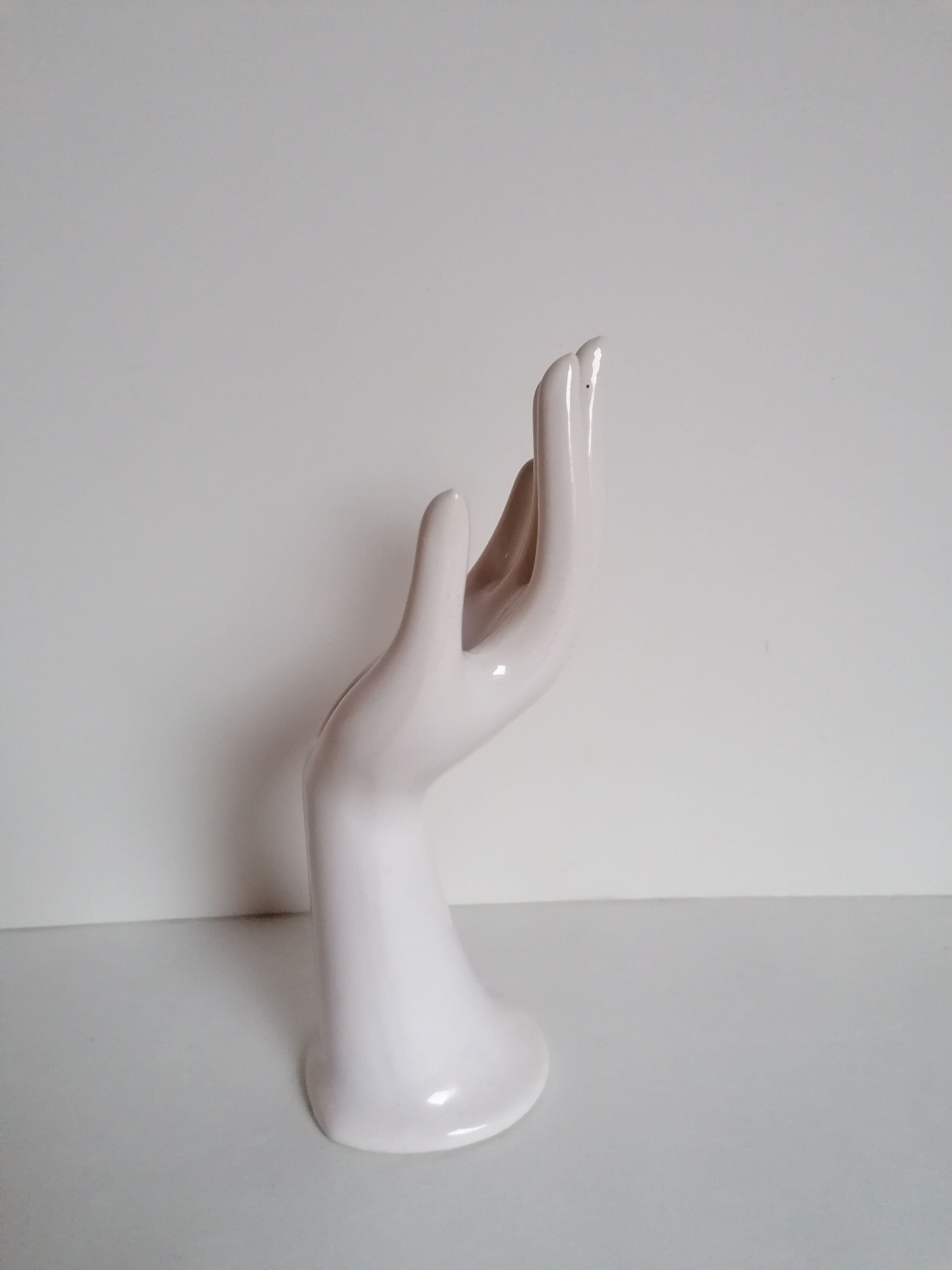 White ceramic hand