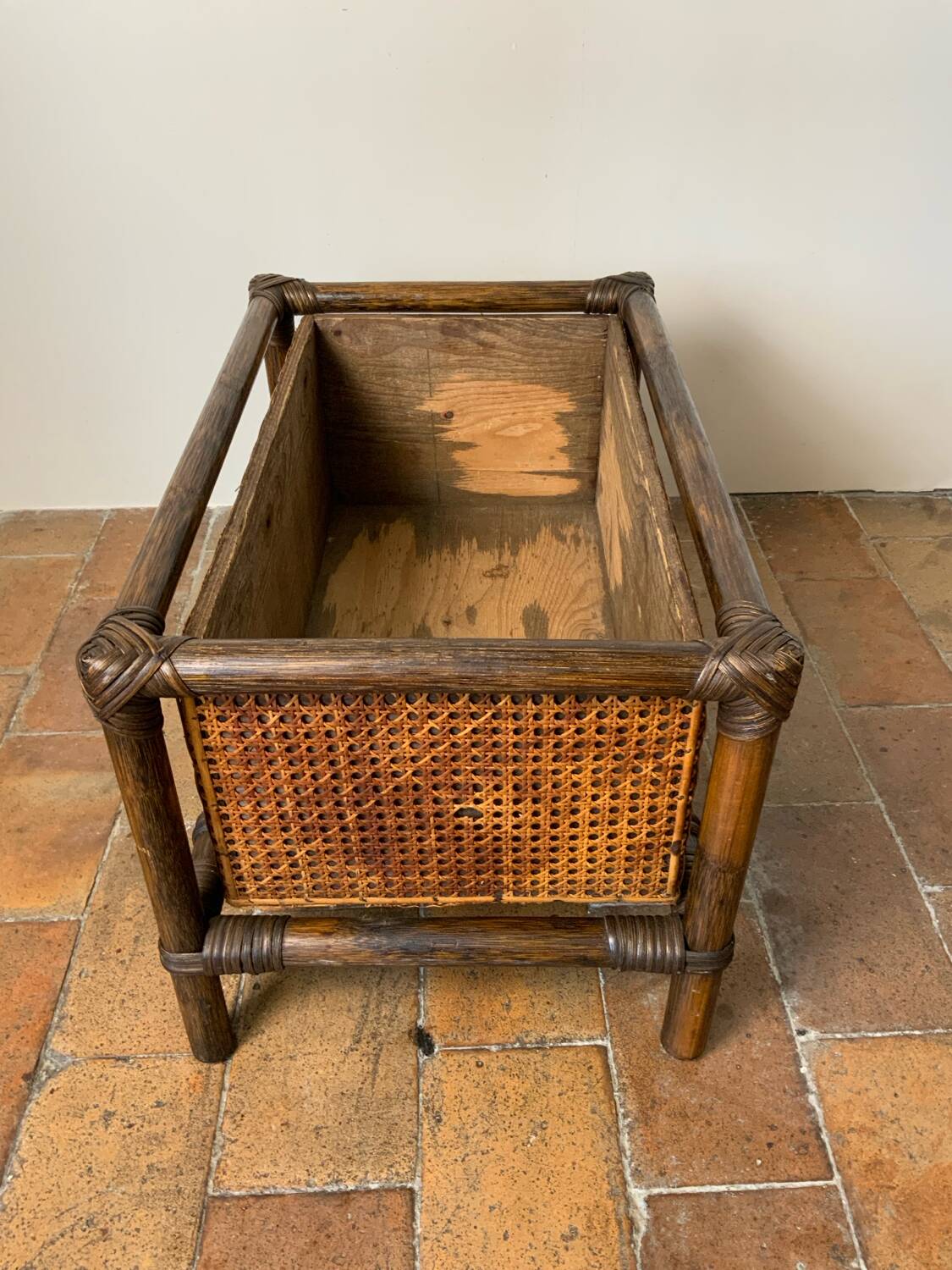 Bamboo and cane planter