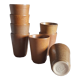 8 tasses en grès de Digoin 1970