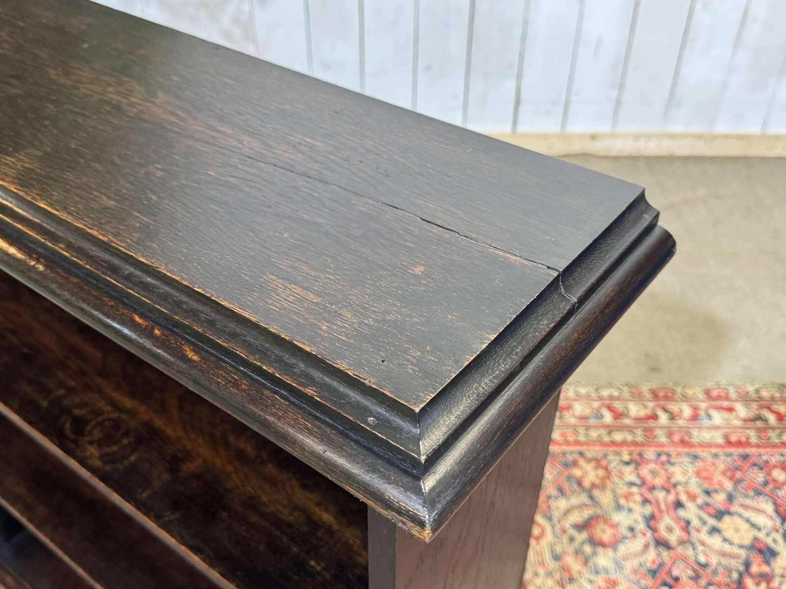 1930s oak bookshelf unit