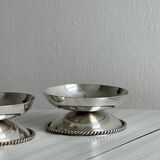 set of 2 antique candle holders