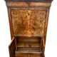 Louis Philippe secretary in walnut briar with marble top.