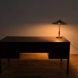 Vintage Modern Table Lamp in Brass by Bent Karlby for Lyfa, Denmark, 1956