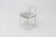 Posy Modern Side Chair in White Lacquered Wood 1980s