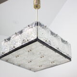 Rare Art Glass Chandelier  Kamenicky Senov, 1970's