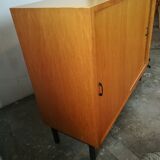 Vintage sideboard sliding doors 1970