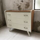 Commode vintage blanche